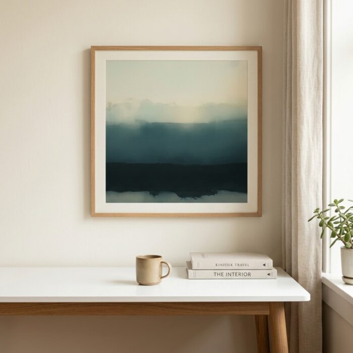 Fine Art Print — square-art-prints, blue-art-prints print