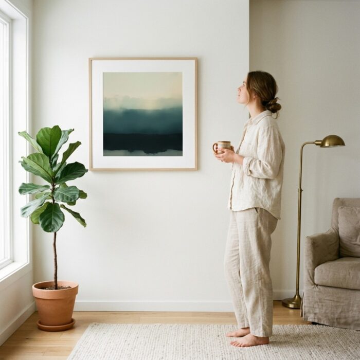 Fine Art Print — square-art-prints, blue-art-prints print