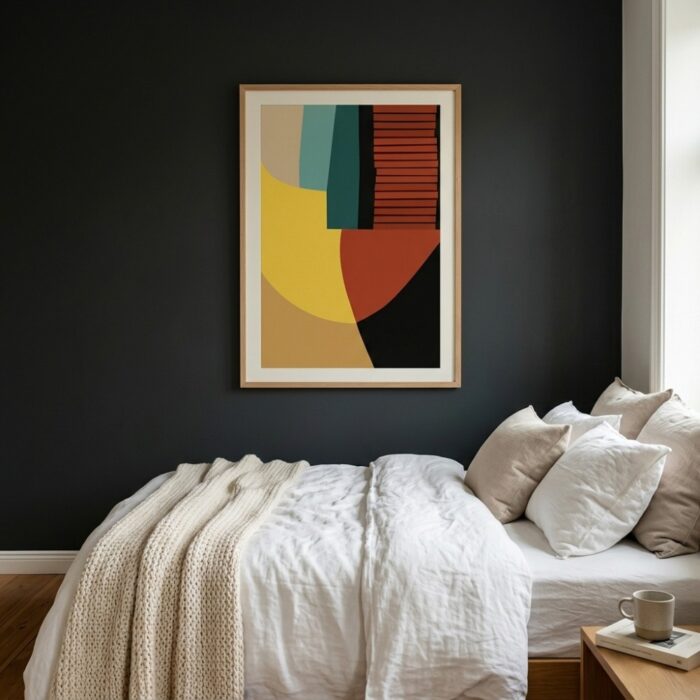 Fine Art Print — vertical-art-print, mid-century-modern-art-prints print