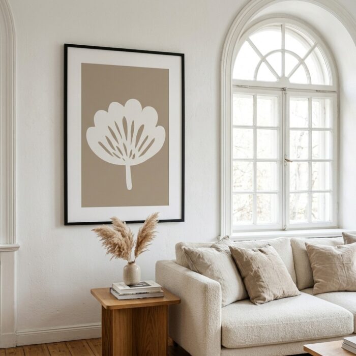 Fine Art Print — botanical-art-print, beige-art-prints print