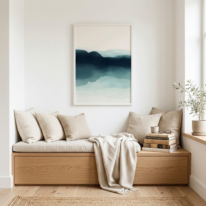 Fine Art Print — blue-art-prints, landscape-art-prints print