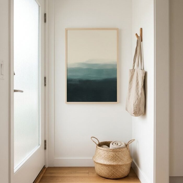 Fine Art Print — vertical-art-print, blue-art-prints print