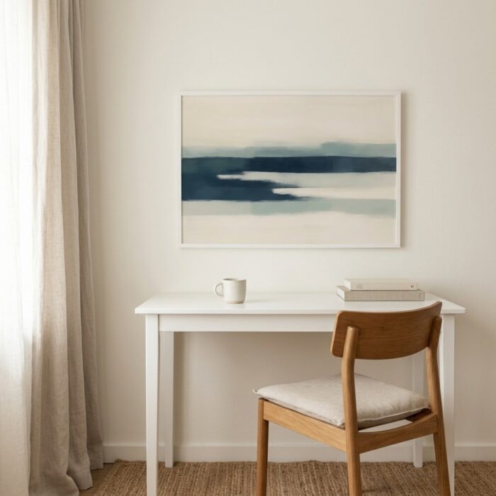 Fine Art Print — blue-art-prints, grey-art-prints print