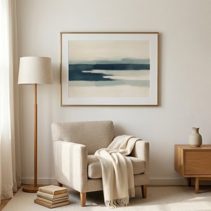 Fine Art Print — blue-art-prints, grey-art-prints print