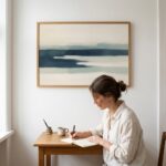Fine Art Print — blue-art-prints, grey-art-prints print