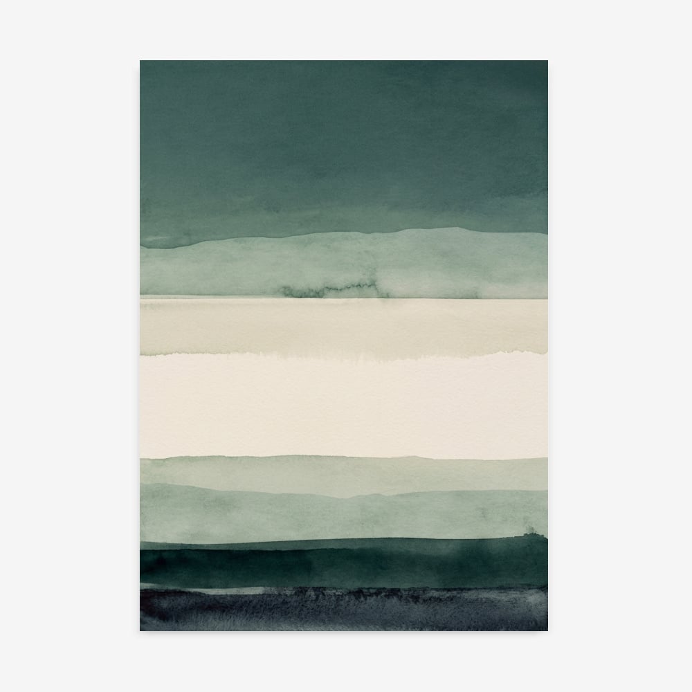 Fine Art Print — vertical-art-print, ink-wash-art-prints print