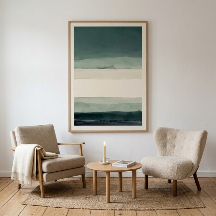 Fine Art Print — vertical-art-print, ink-wash-art-prints print