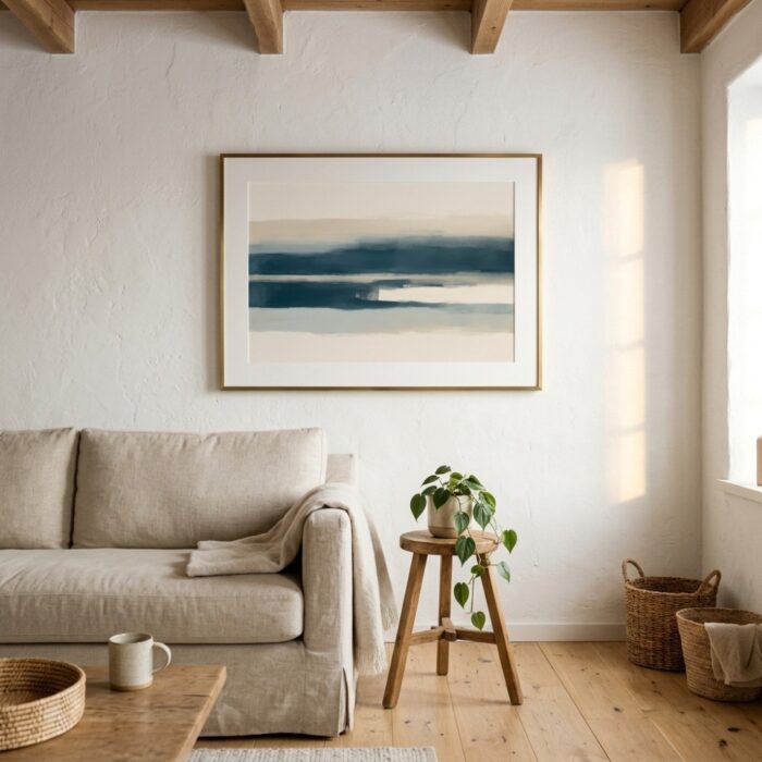 Fine Art Print — blue-art-prints, grey-art-prints print