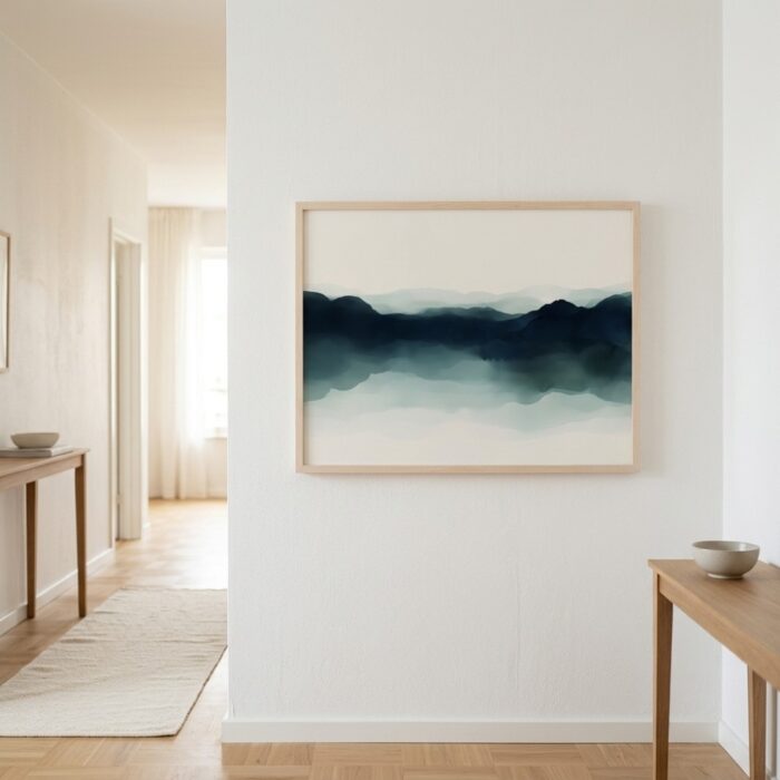 Fine Art Print — blue-art-prints, grey-art-prints print